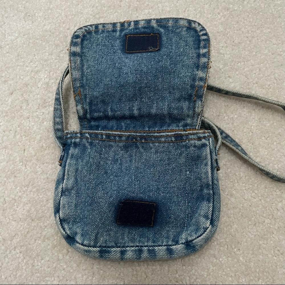 90’s Denim Sunflower Mini Purse - Picture 2 of 8